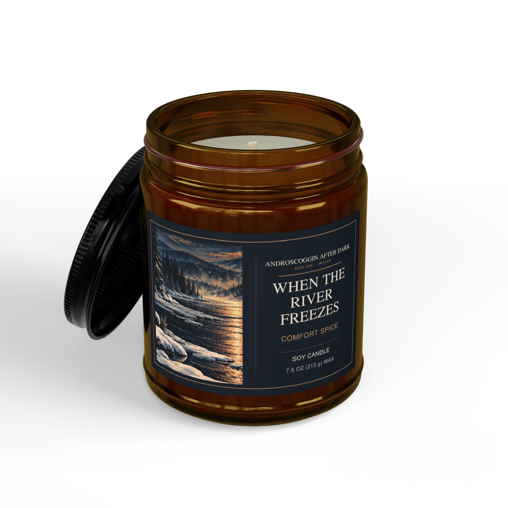 When the River Freezes - Comfort Spice Soy Candle - Image 2