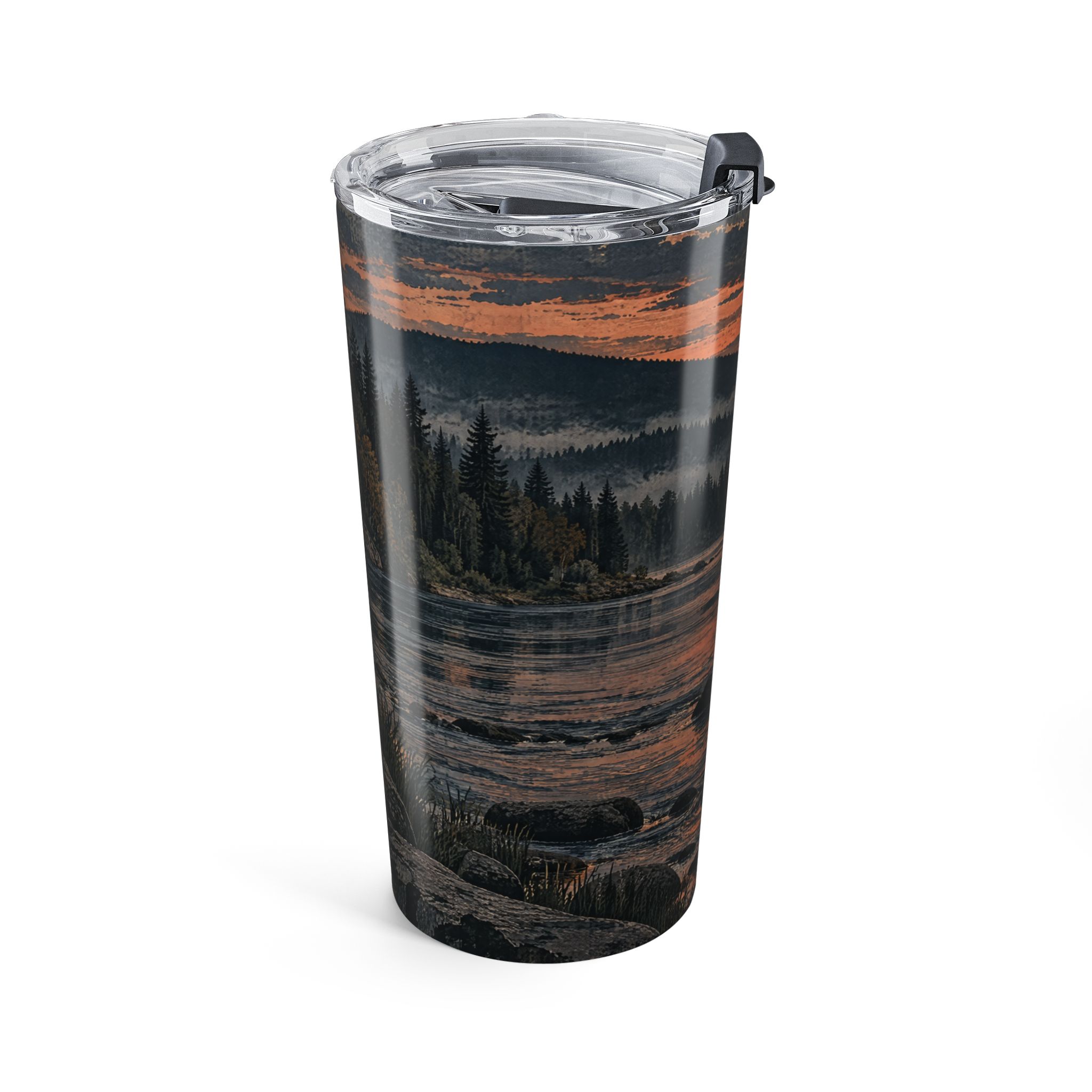 Androscoggin After Dark — North Country Waterline 20oz Tumbler - Image 3