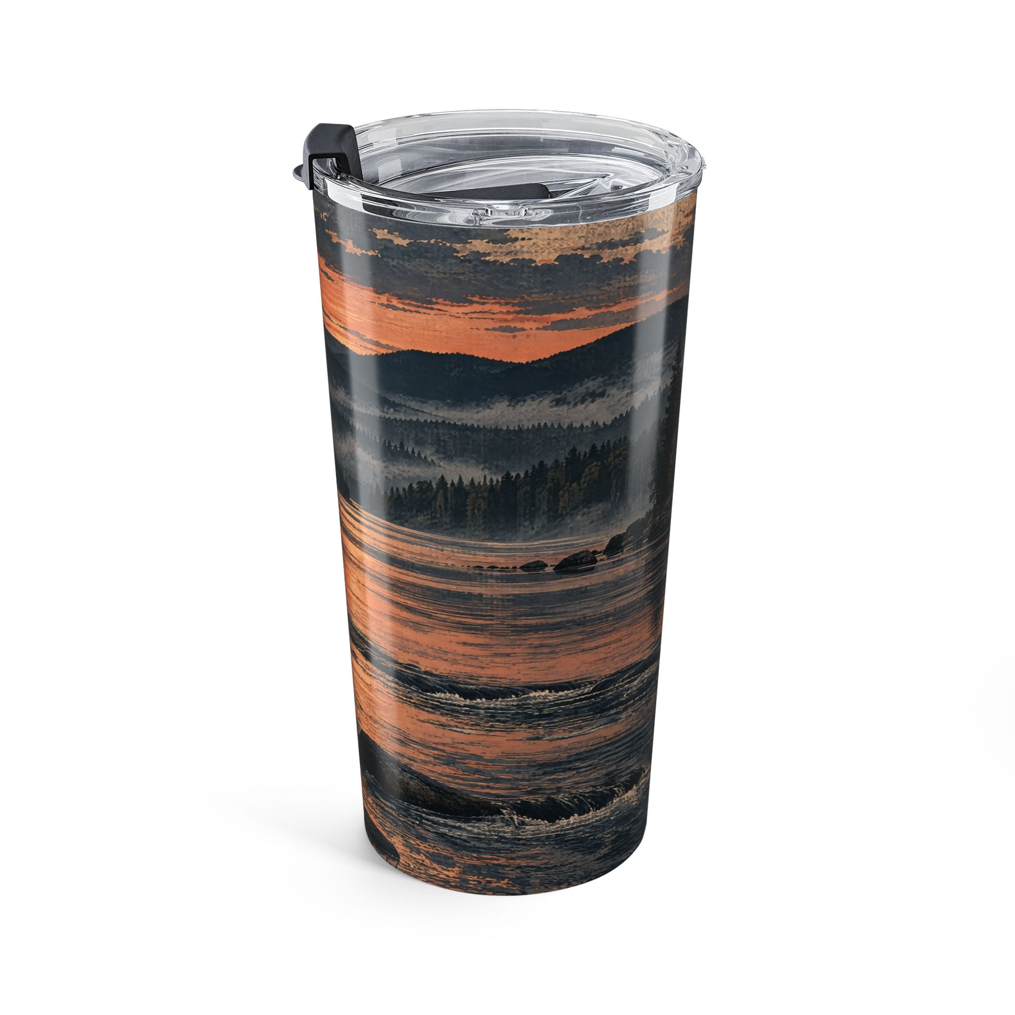Androscoggin After Dark — North Country Waterline 20oz Tumbler - Image 4