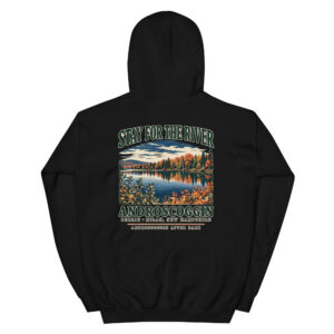 Androscoggin After Dark — Stay for the River Hoodie